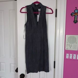 Gray Sued Dress